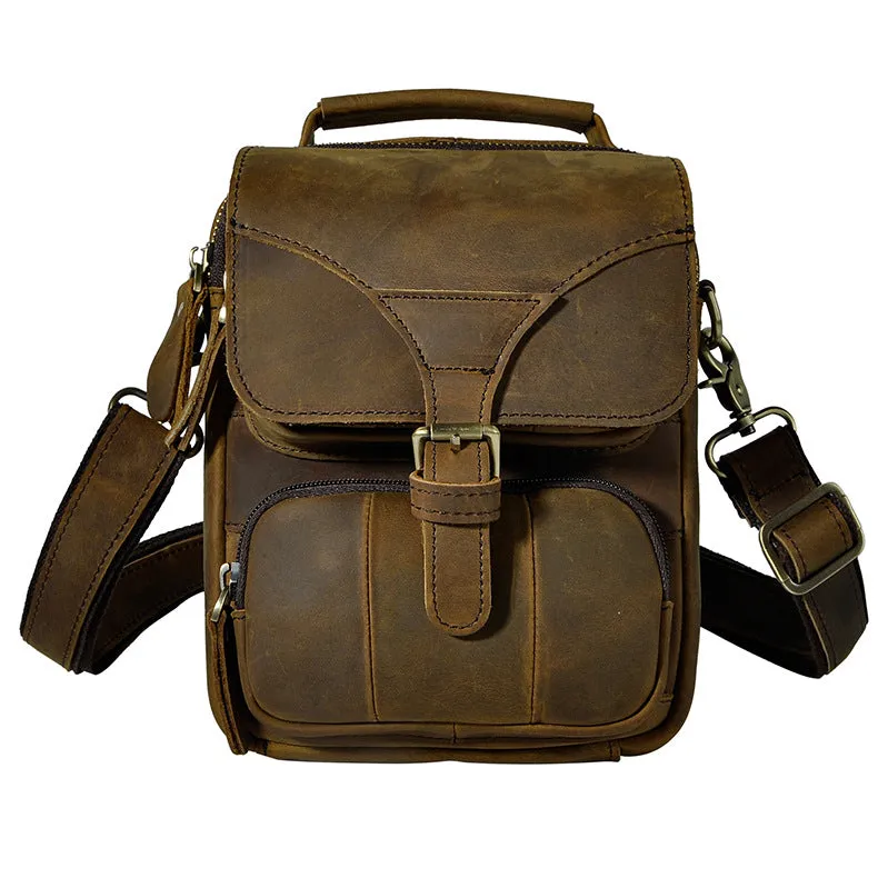 Small Leather Handbag Belt Pouch for men Waist Bag BELT BAG Shoulder Bag For Men