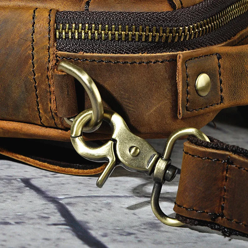 Small Leather Handbag Belt Pouch for men Waist Bag BELT BAG Shoulder Bag For Men