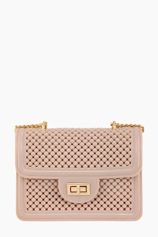 Square Buckle Crossbody Jelly Bag