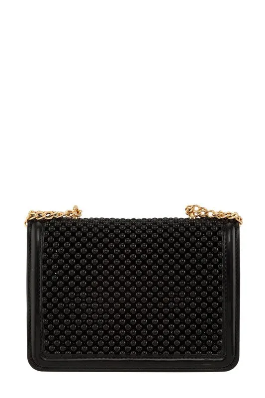 Square Buckle Crossbody Jelly Bag