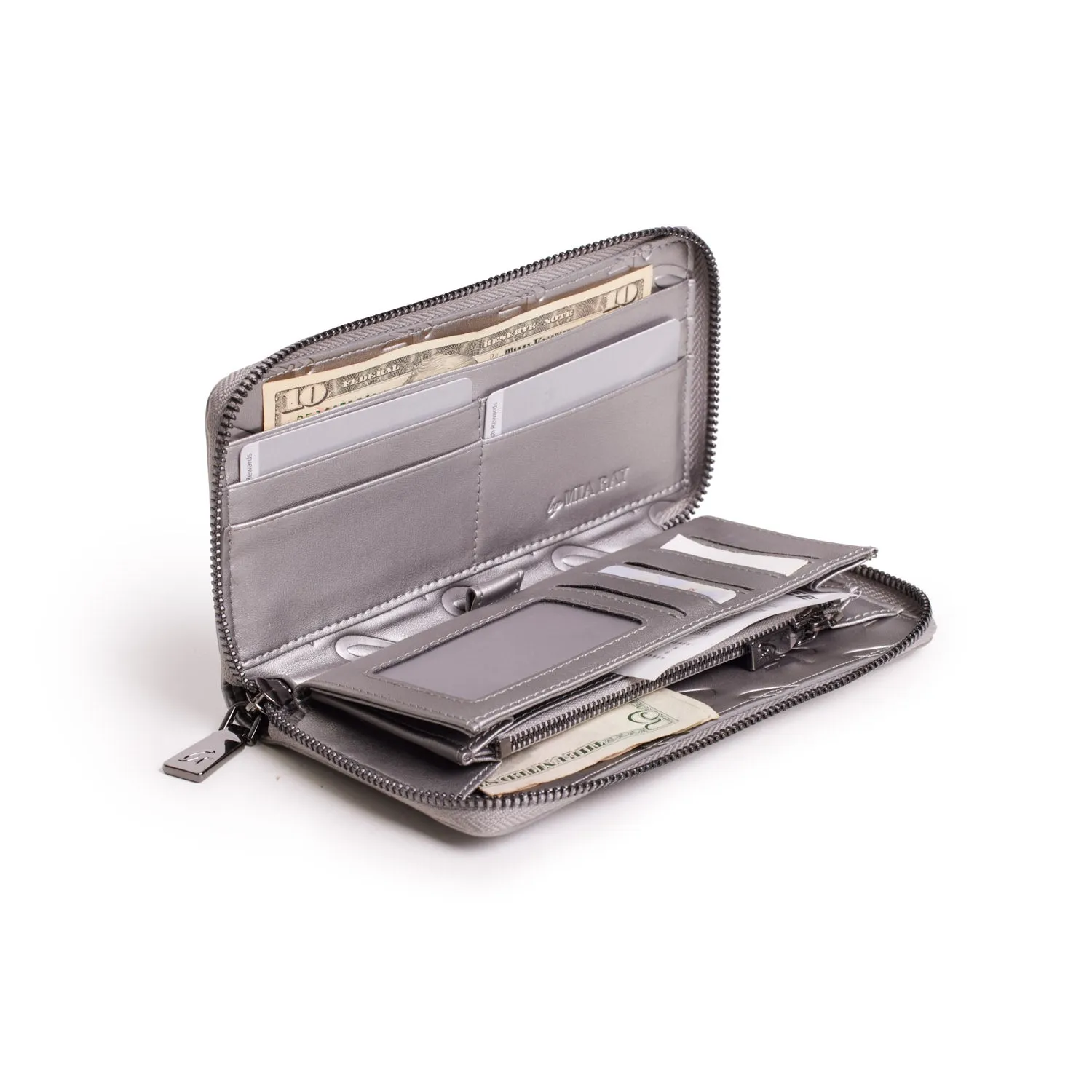 STANDARD SIGNATURE LOGO WALLET - PLATINUM