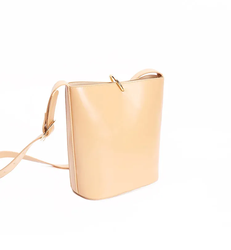 Stylish Bucket Bag LEATHER WOMENs SHOULDER BAG Purses FOR WOMEN