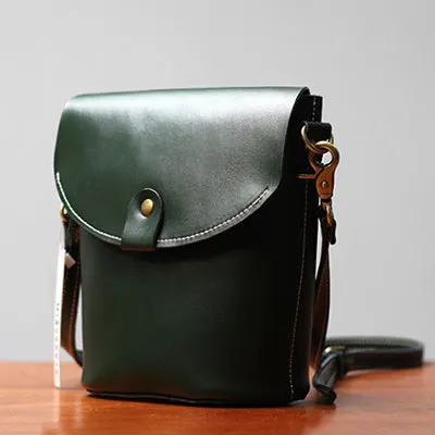 Stylish LEATHER WOMEN Bucket Bag SHOULDER BAG Barrel Crossbody Purse FOR WOMEN