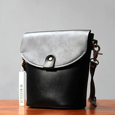 Stylish LEATHER WOMEN Bucket Bag SHOULDER BAG Barrel Crossbody Purse FOR WOMEN