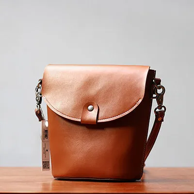 Stylish LEATHER WOMEN Bucket Bag SHOULDER BAG Barrel Crossbody Purse FOR WOMEN