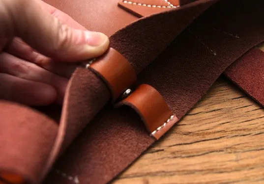 Stylish LEATHER WOMEN Bucket Tote BAG Barrel Tote Purses FOR WOMEN