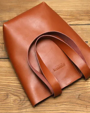 Stylish LEATHER WOMEN Bucket Tote BAG Barrel Tote Purses FOR WOMEN