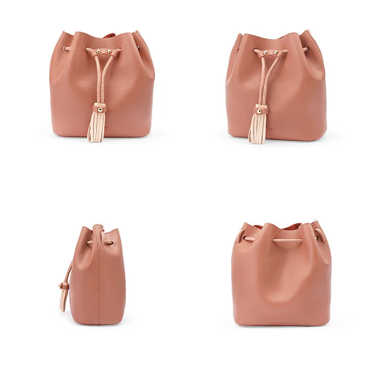 Stylish WOMENs Bucket Bag Purse LEATHER SHOULDER BAGs FOR WOMEN