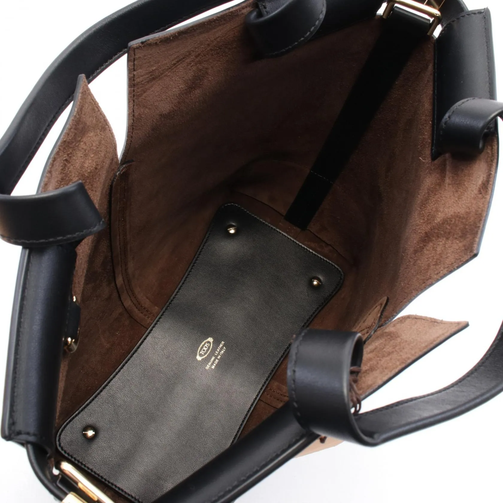 Tod's Di Leather Handbag Black