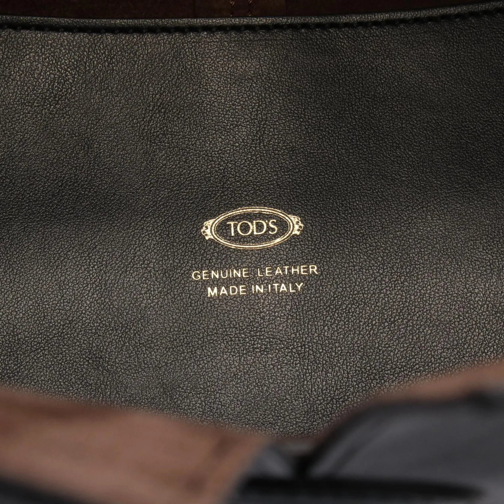 Tod's Di Leather Handbag Black