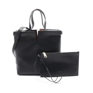 Tod's Di Leather Handbag Black