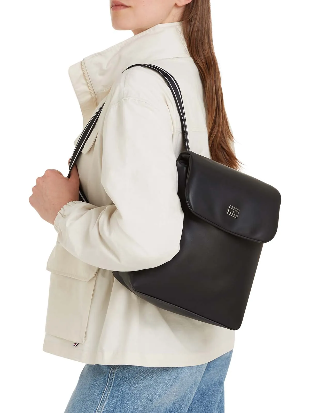 T.O.M.M.Y  H.I.L.F.I.G.E.R Black City-wide backpack Bag