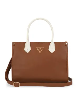 Trinidad 3 Compartment Box Medium Satchel Bag