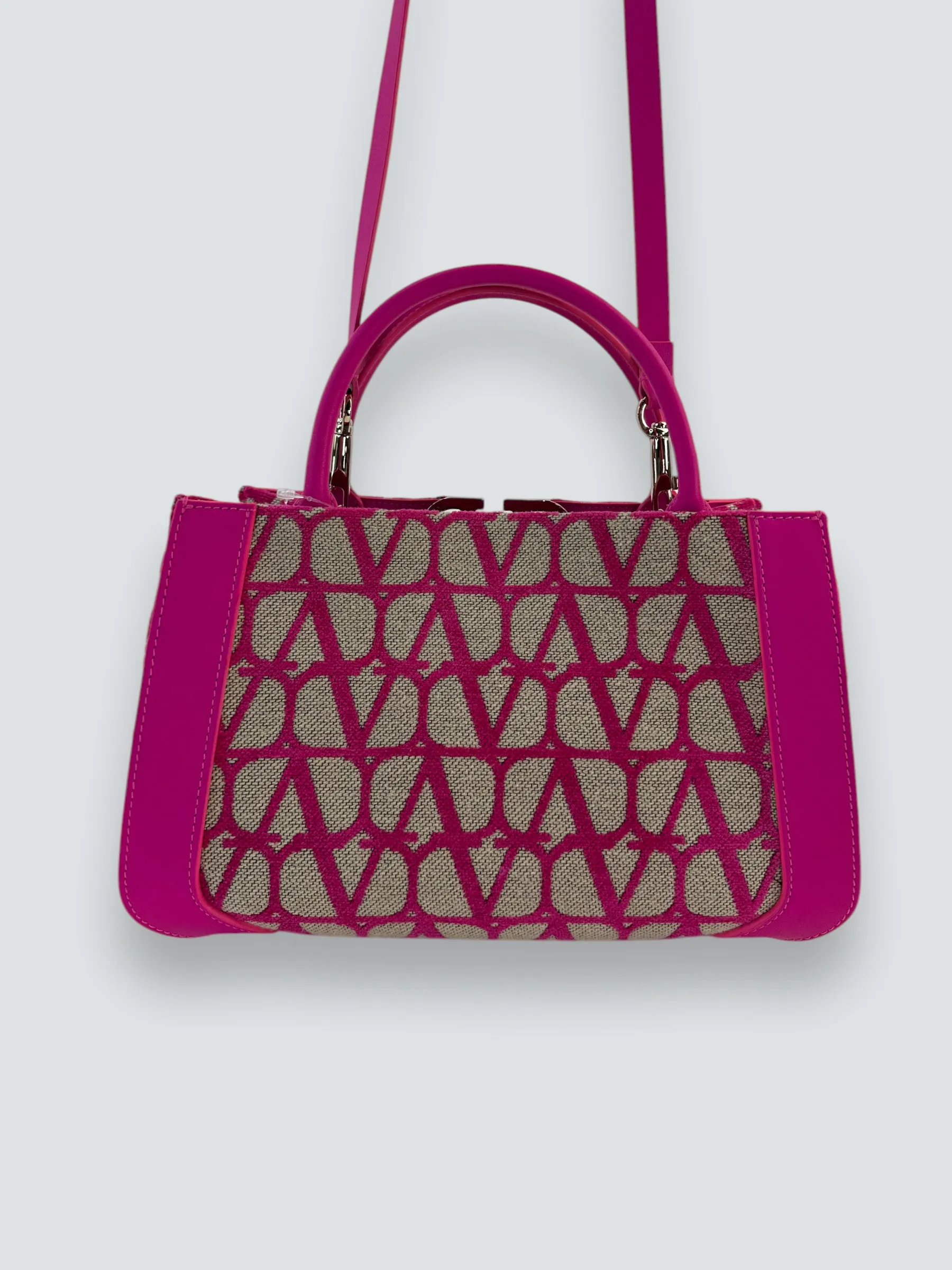 Valentino Garavani VLogo Small Tote Pink Bag