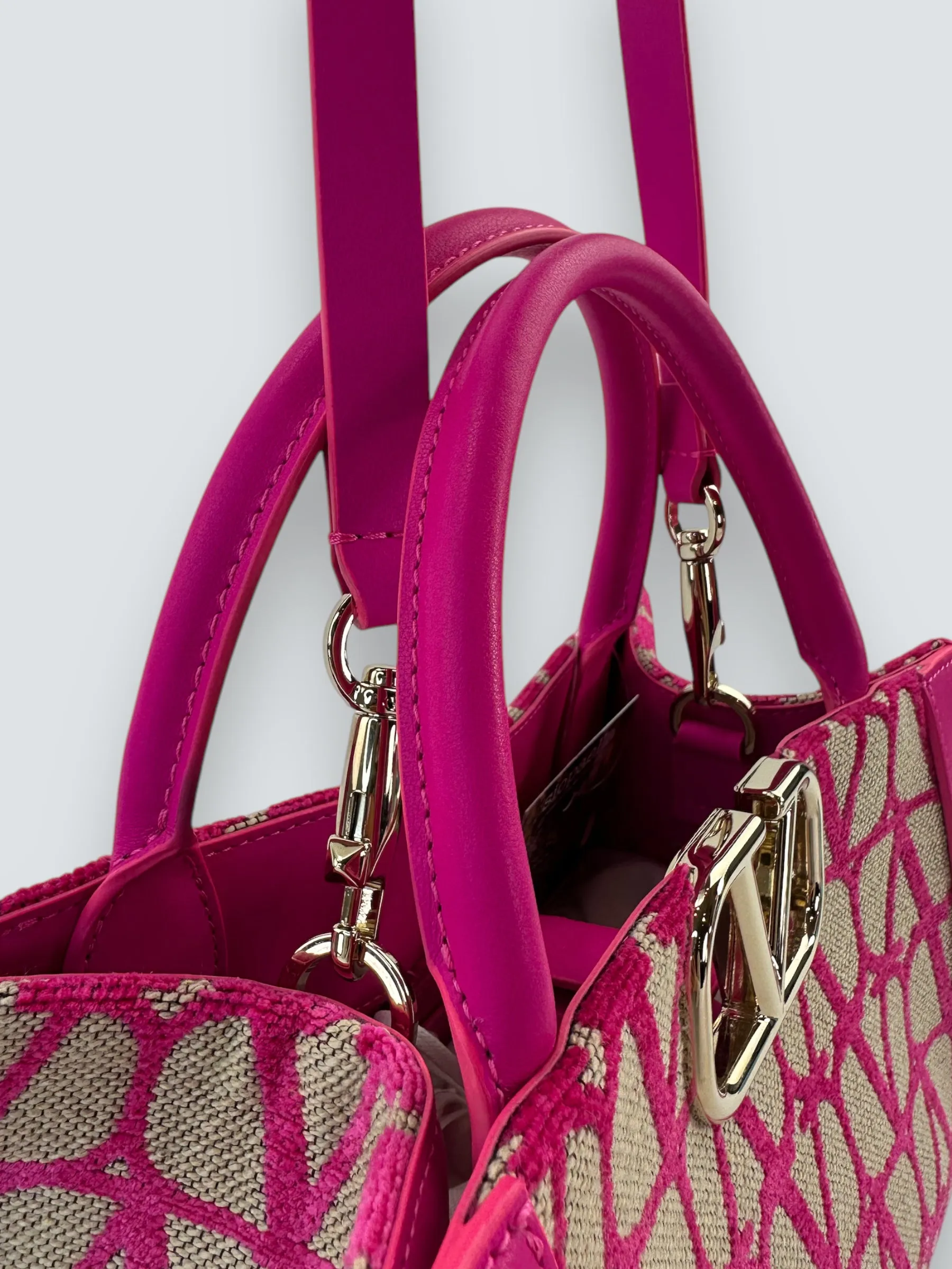 Valentino Garavani VLogo Small Tote Pink Bag