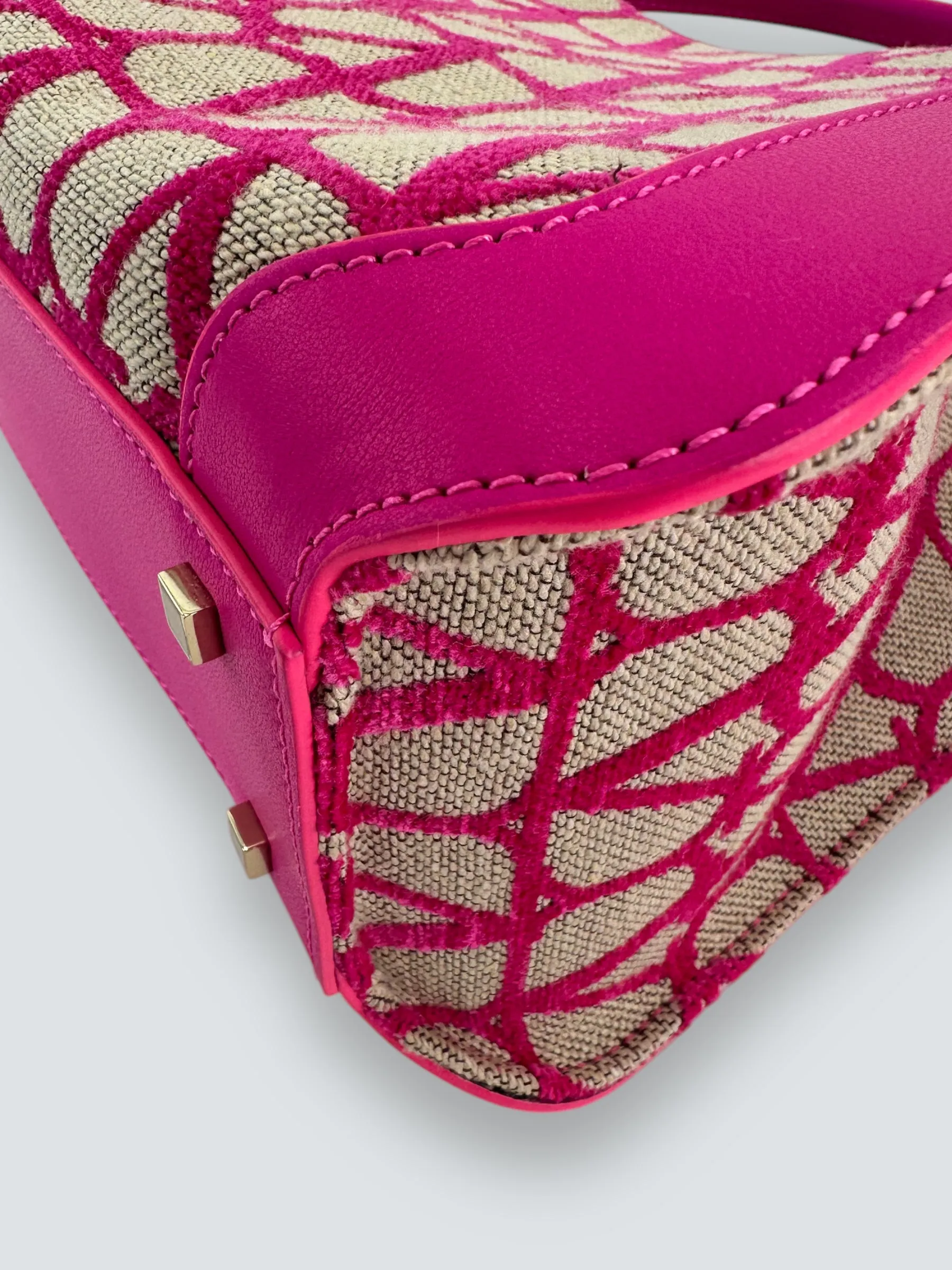 Valentino Garavani VLogo Small Tote Pink Bag