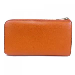 Valextra Leather Long Wallet (Bi-Fold) (Pre-Owned)
