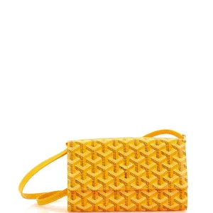Varenne Continental Wallet with Strap Coated Canvas