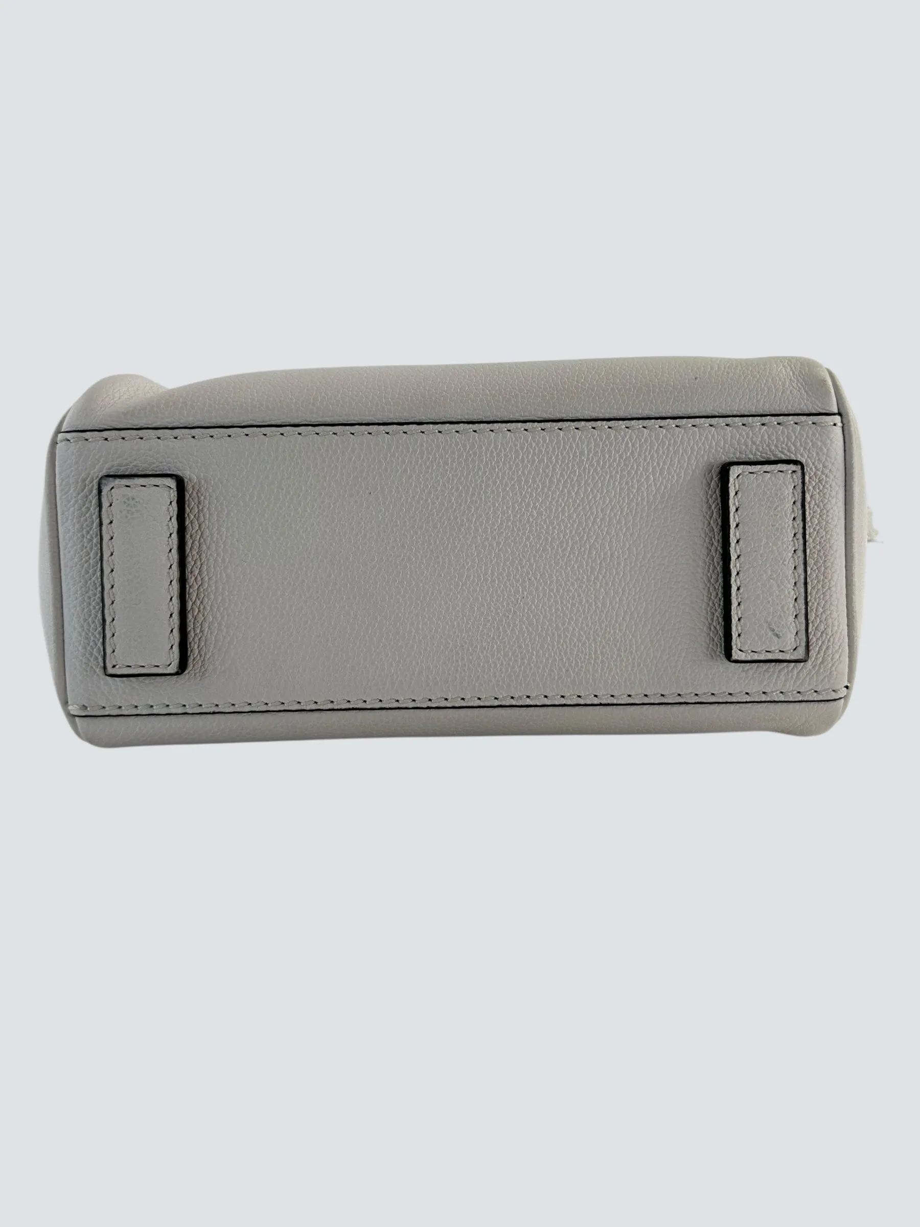 Versace White Leather Medusa Handbag