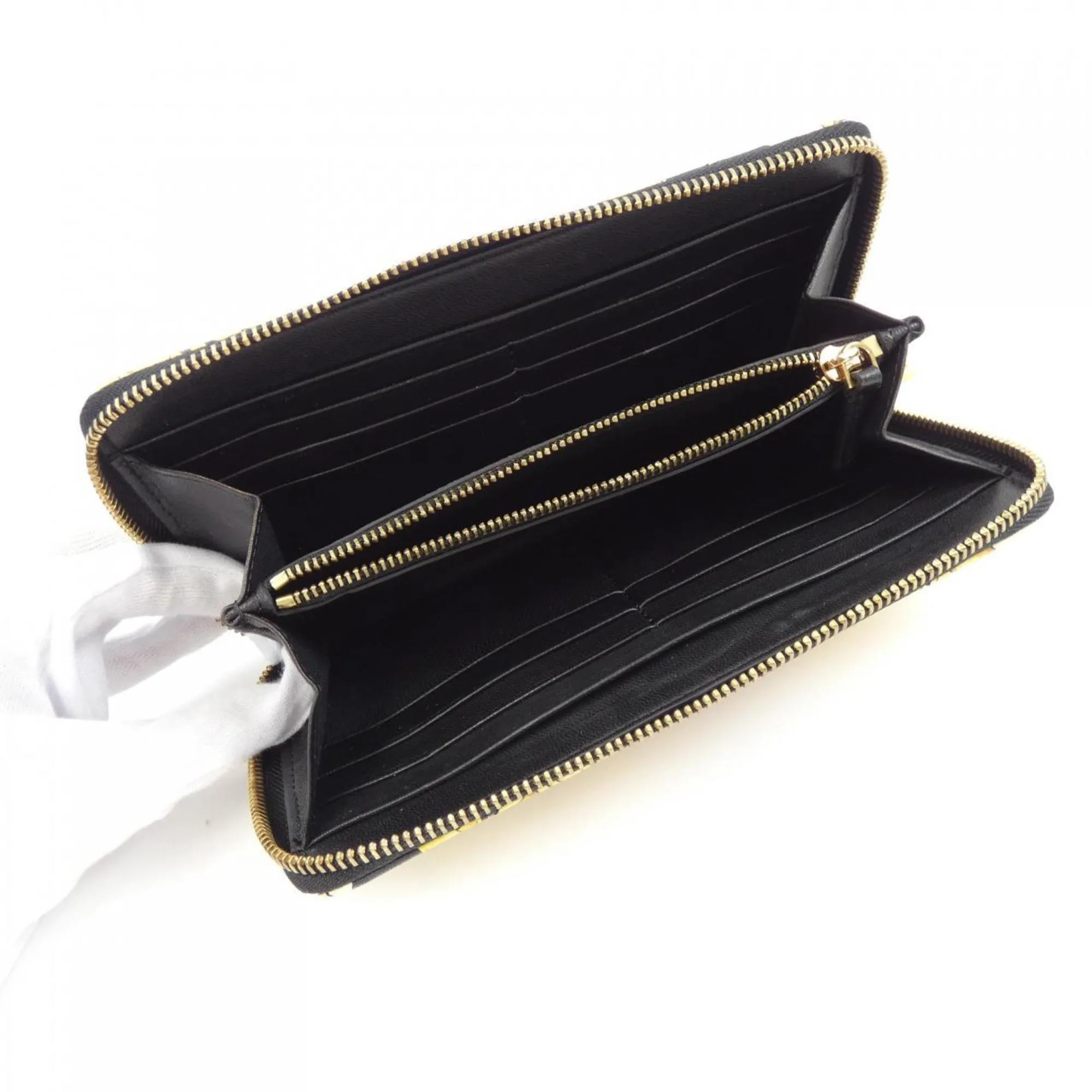 Versace yellow Long Wallet (Bi-Fold) (Pre-Owned)