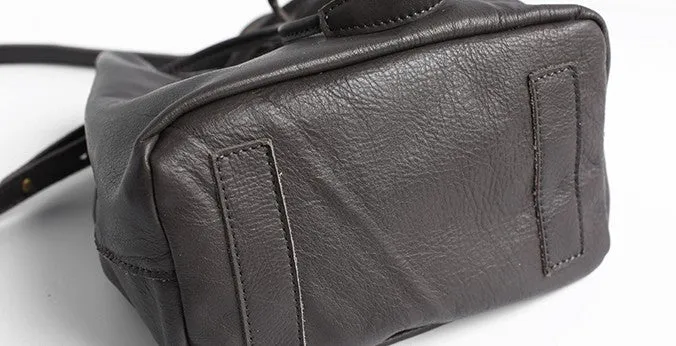 Vintage WOMENs LEATHER Bucket Purse Bucket Shoulder Purse FOR WOMEN