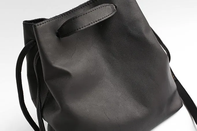 Vintage WOMENs LEATHER Bucket Purse Bucket Shoulder Purse FOR WOMEN