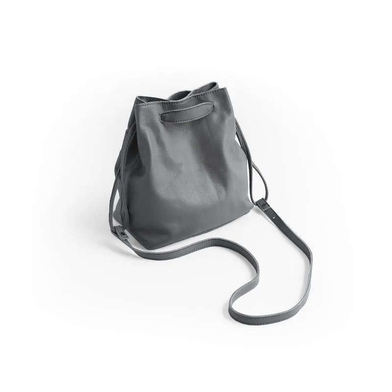 Vintage WOMENs LEATHER Bucket Purse Bucket Shoulder Purse FOR WOMEN