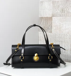 Vive 2.0 Classic Baguette Satchel- Black