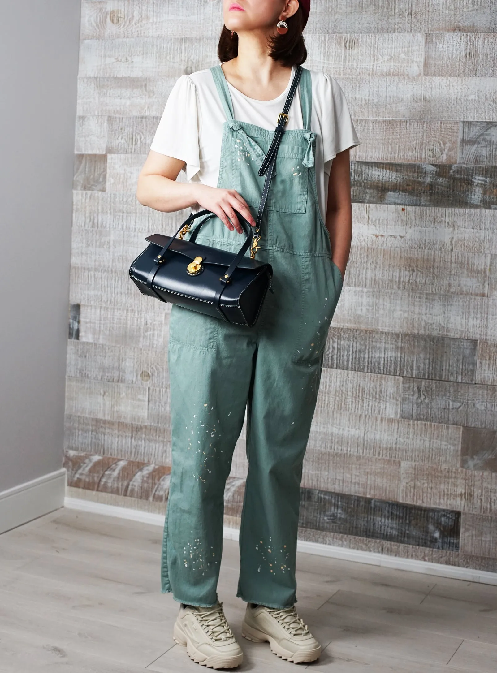 Vive 2.0 Classic Baguette Satchel- Bordeaux