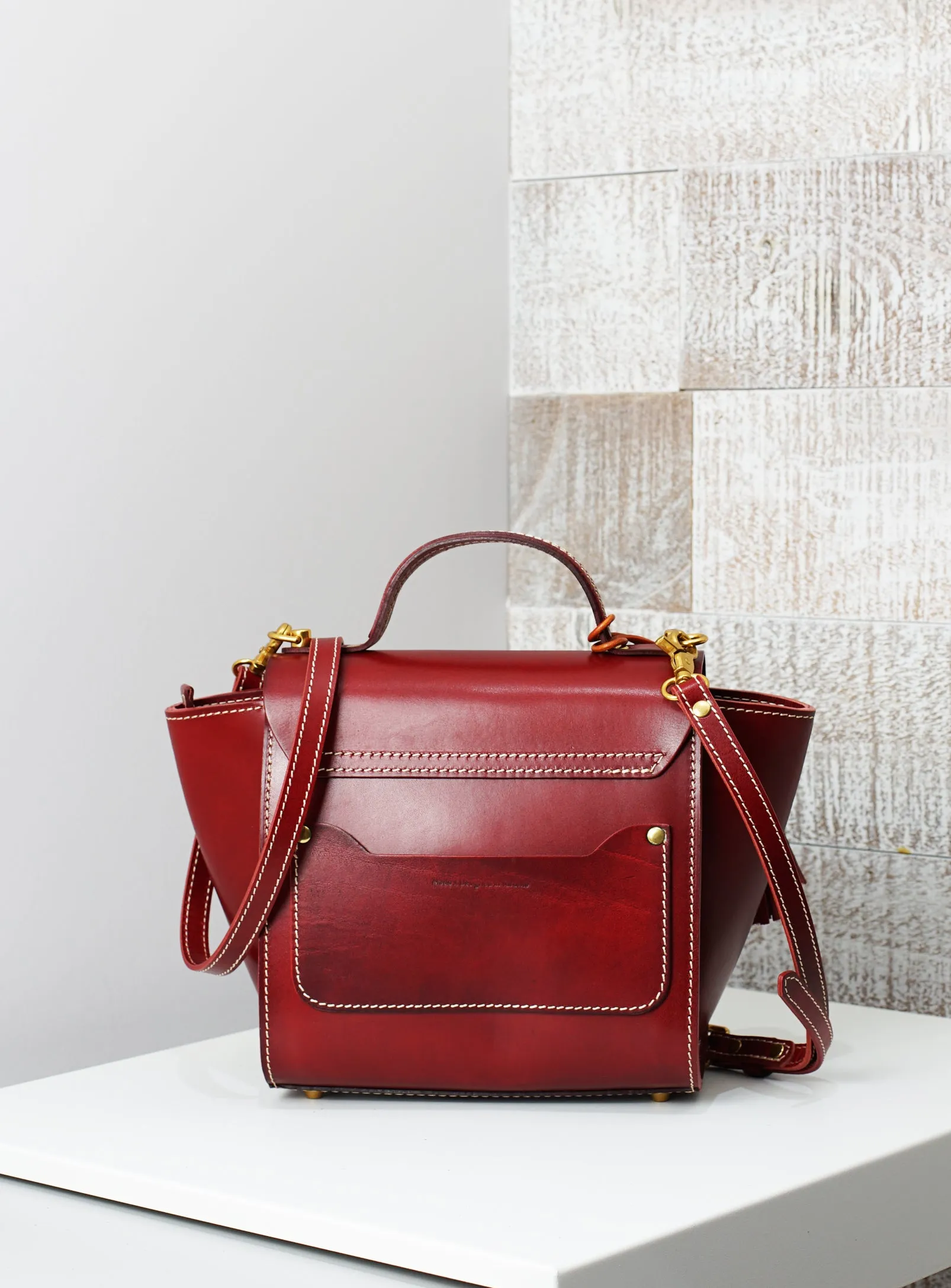 Vive 2.0 Classic Top Handle Satchel - Bordeaux