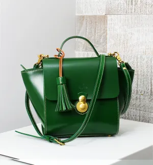 Vive 2.0 Classic Top Handle Satchel - Hunter Green