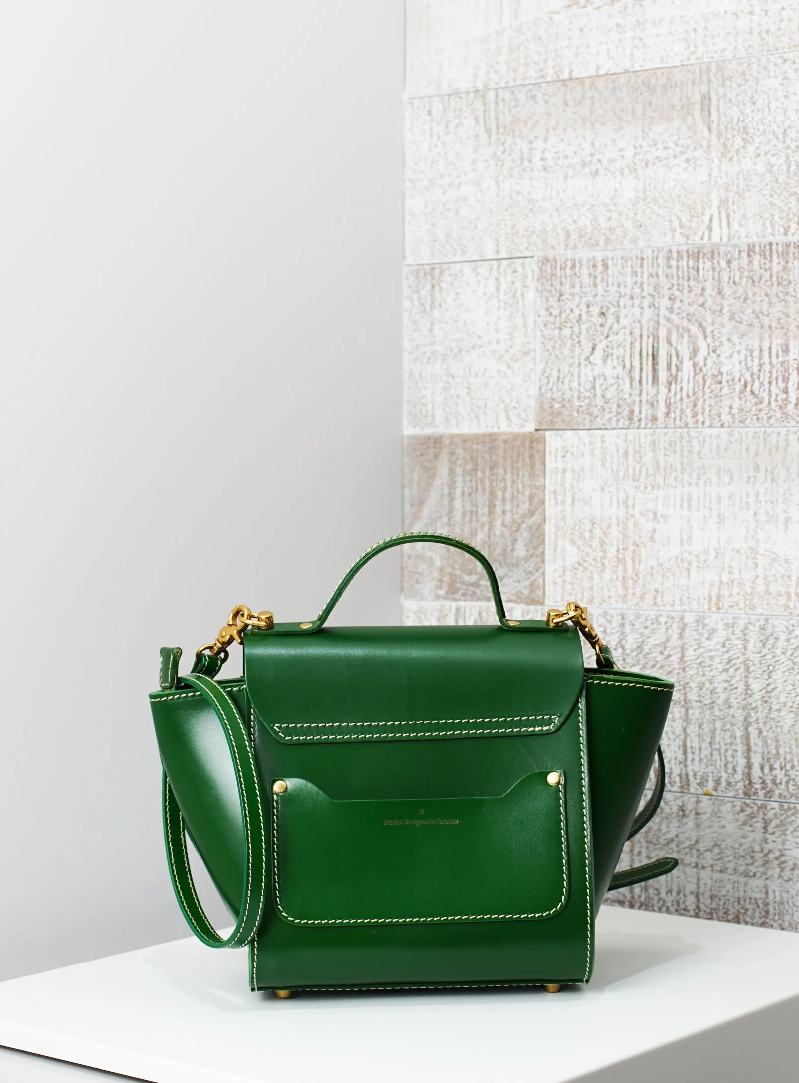 Vive 2.0 Classic Top Handle Satchel - Hunter Green