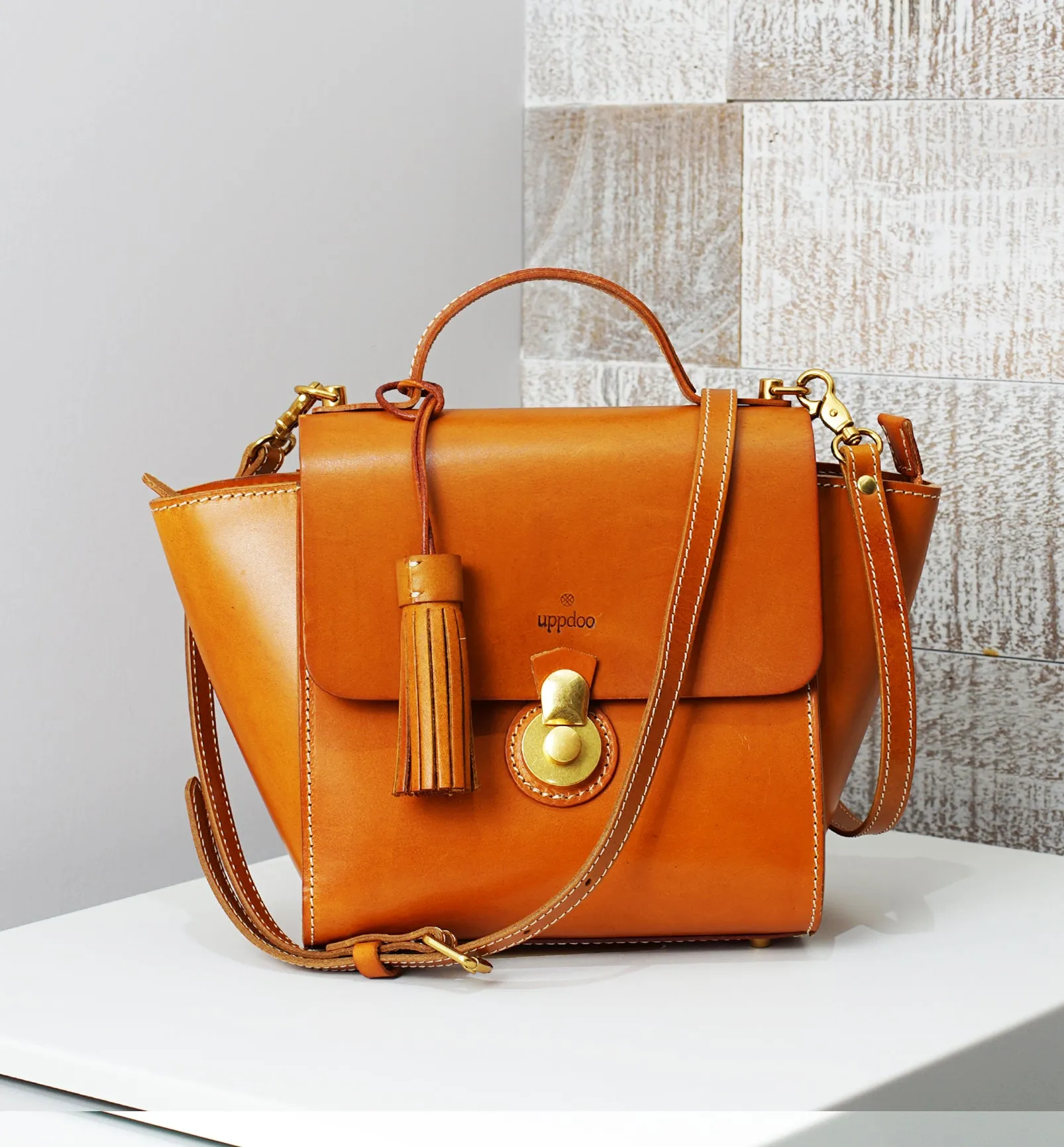 Vive 2.0 Classic Top Handle Satchel - Tan