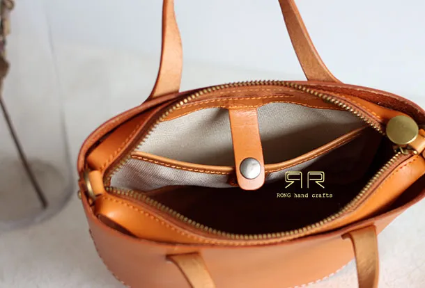 Womens Leather Bucket Bag Shopper Bag Leather Handbag Shoulder Bag for Women