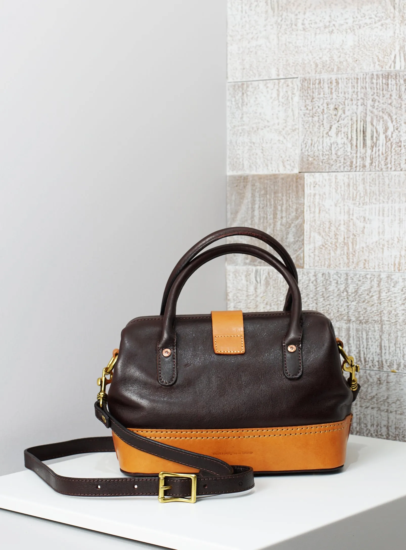 Wonder 'XL' Vintage Top-handle Satchel - Espresso