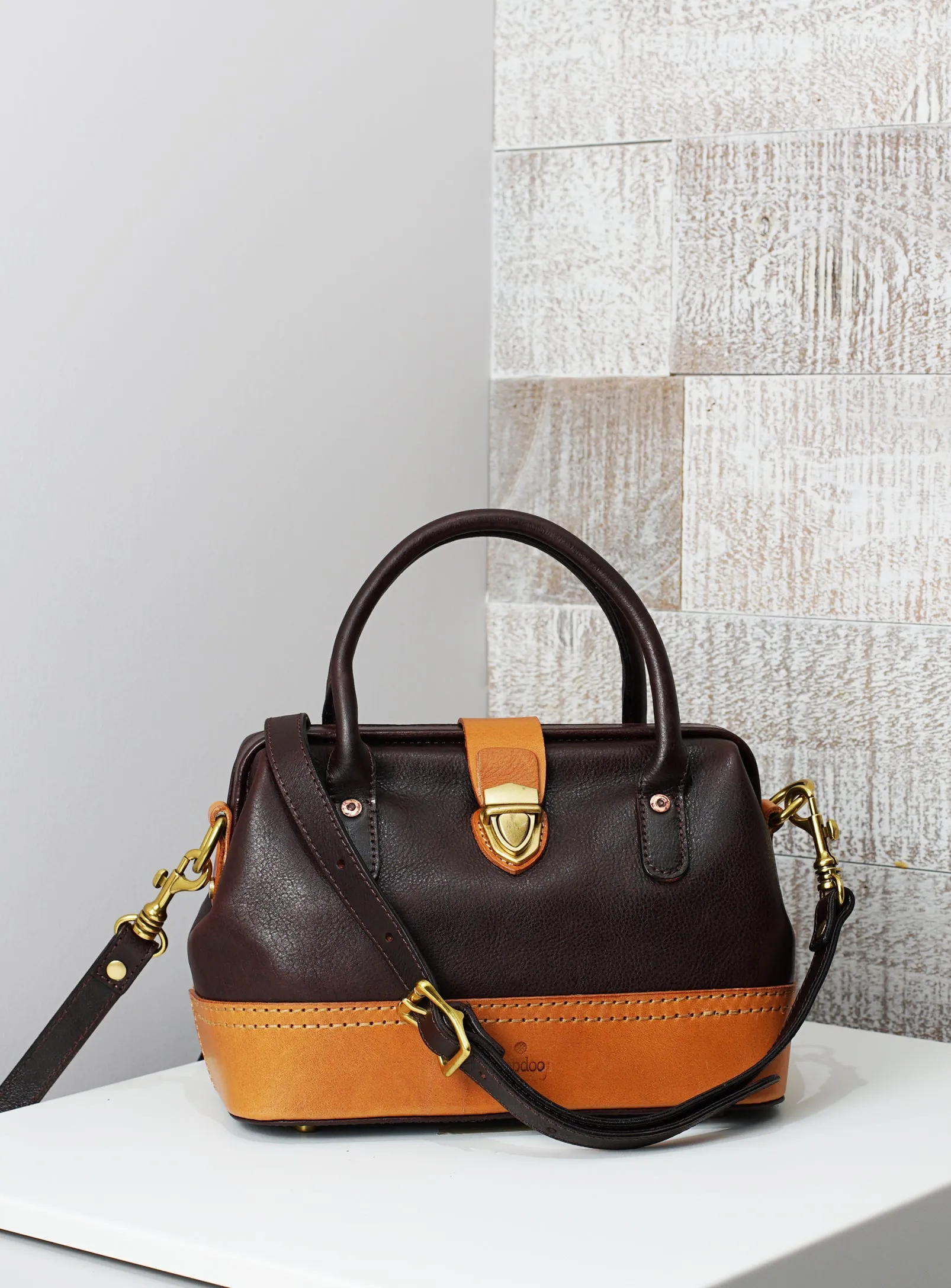Wonder 'XL' Vintage Top-handle Satchel - Espresso