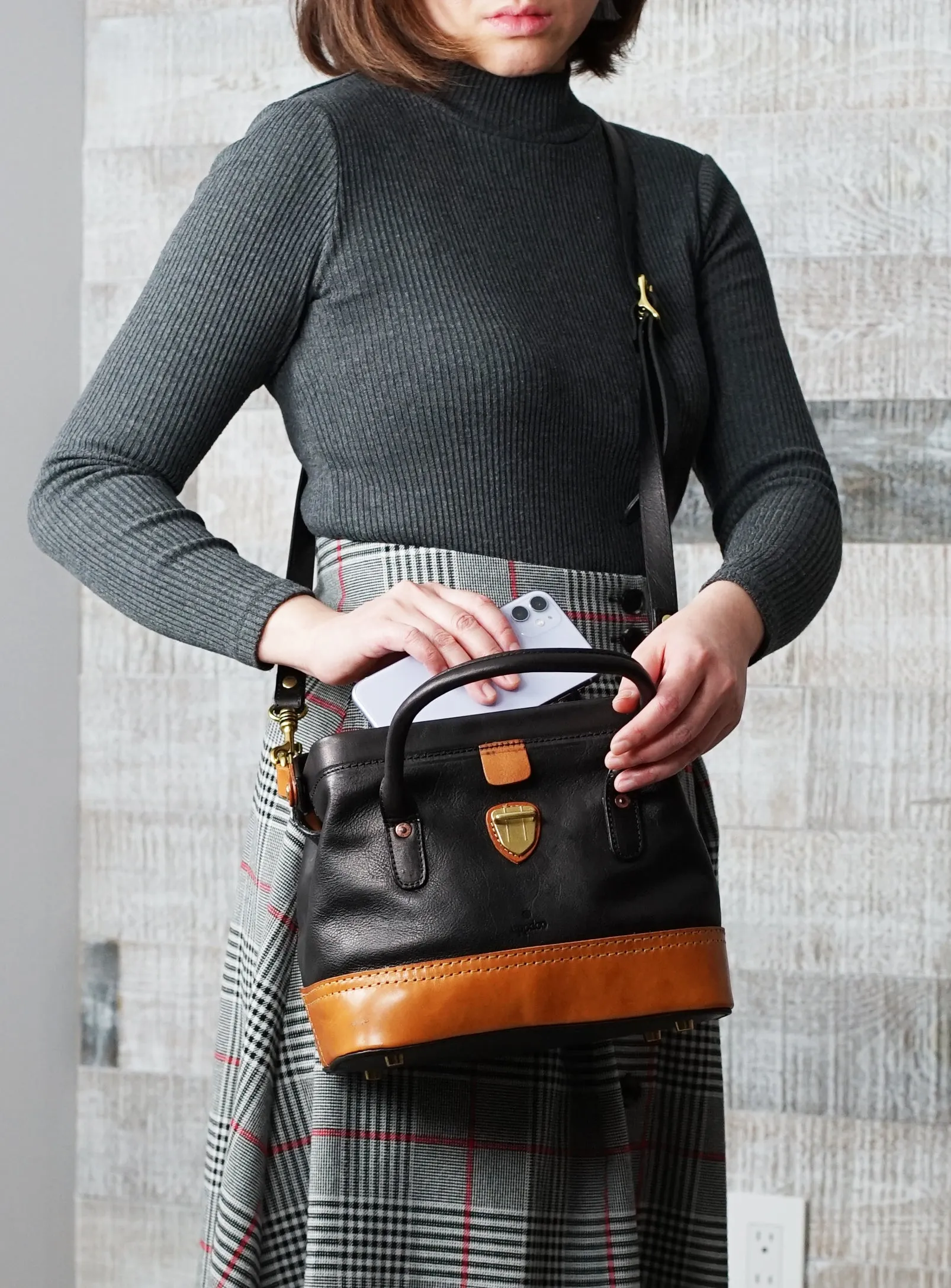 Wonder 'XL' Vintage Top-handle Satchel - Espresso